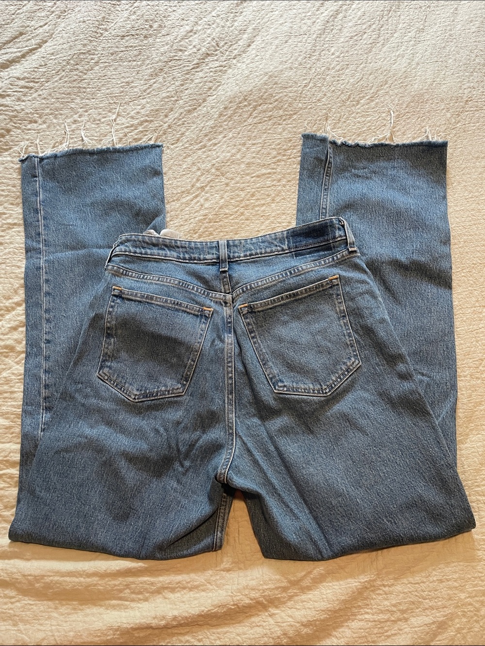 Abercrombie & Fitch Curve Love High Rise 90s Relaxed Blue Jeans - Picture 3 of 3